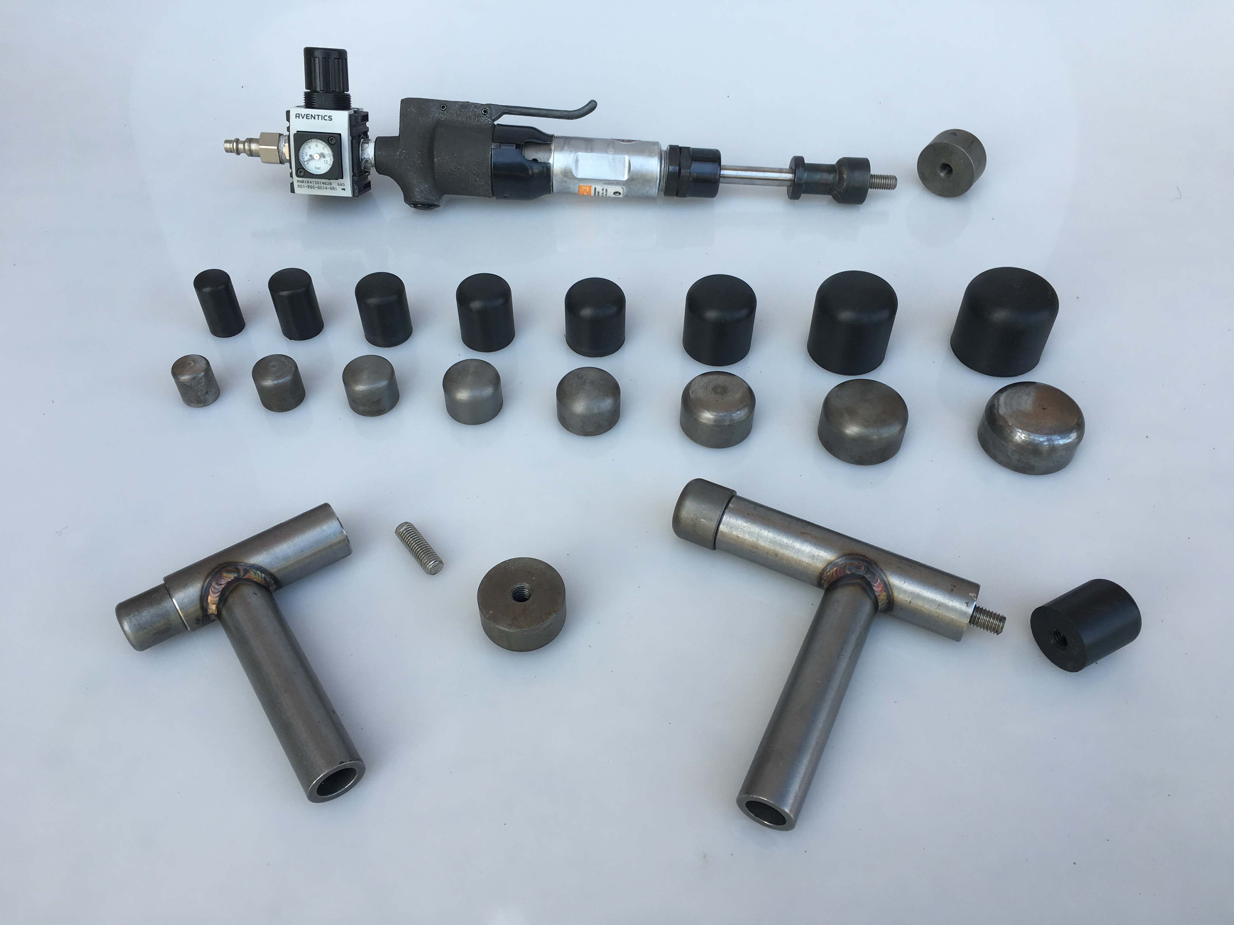 ابزار ساخت هنگ درام - کیت کامل چکش مکانیکی و فلزی